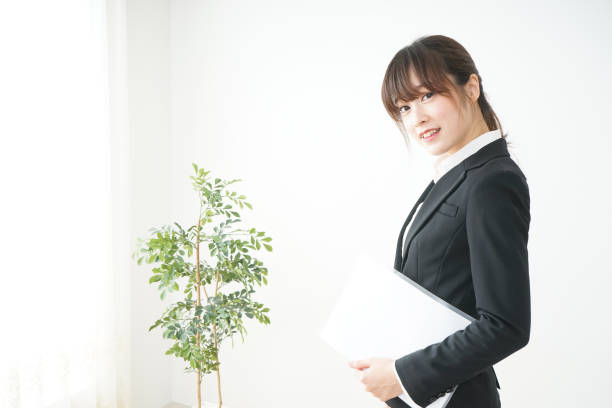 istock Woman with a file 688271246