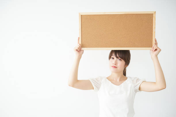 istock Woman with a corkboard 688277834