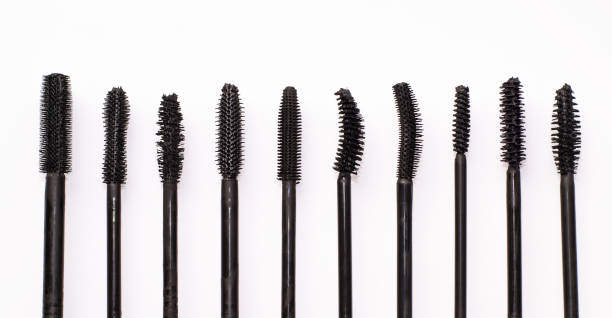 Different kinds of tassels mascara Different kinds of tassels mascara lash and brow comb stock pictures, royalty-free photos & images