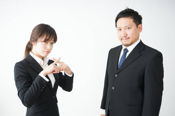 istock Male and female gestures 688298060