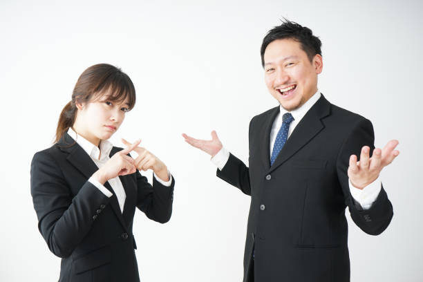 istock Male and female gestures 688298076