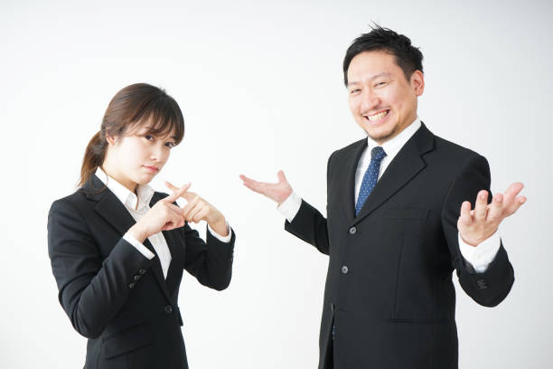 istock Male and female gestures 688298082