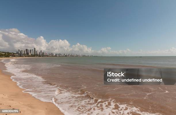 Cabo Branco Beach In Joao Pessoa Brazil Stock Photo - Download Image Now - Beach, João Pessoa, Beauty