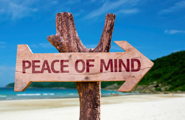 istock Peace of Mind directional sign 688318062
