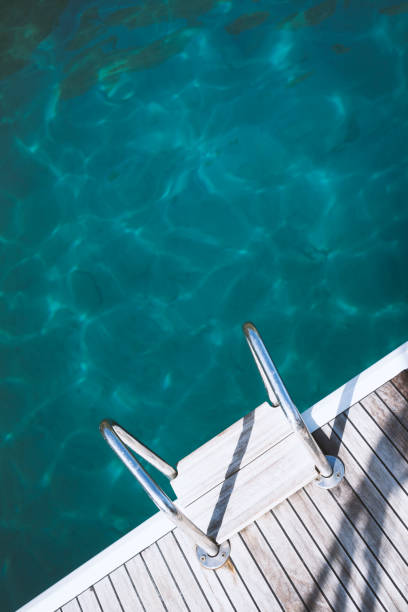 istock Swim platfrom and ladder on a yacht 688318482