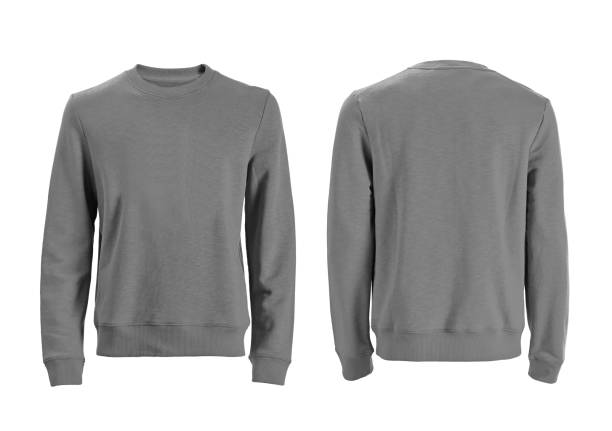 istock Men's long sleeve t-shirt isolated on white 688344748