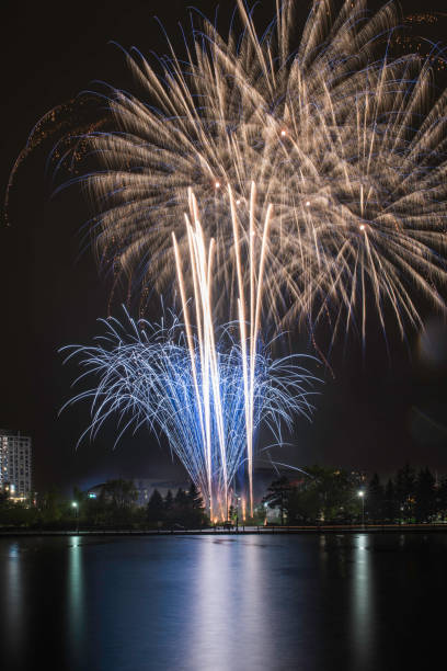 Fireworks Ottawa,Canada victoria day canada photos stock pictures, royalty-free photos & images