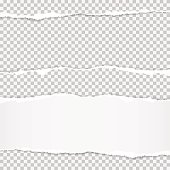 istock Realistic vector torn paper with ripped edges with space for your text. 688354882
