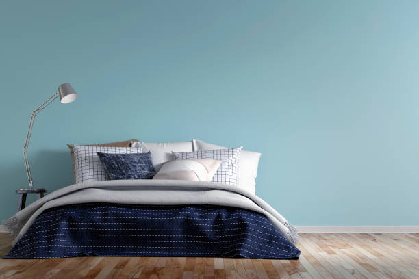 istock Modern urban bedroom with decoration 688365800