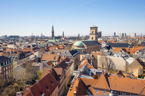 istock Copenhagen city Skyline in Denmark 688367948