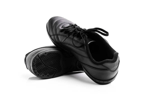 istock black men's shoes isolated on a white background 688380926