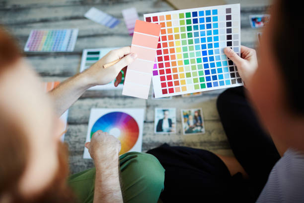 istock Designers Choosing Color Palette 688383996