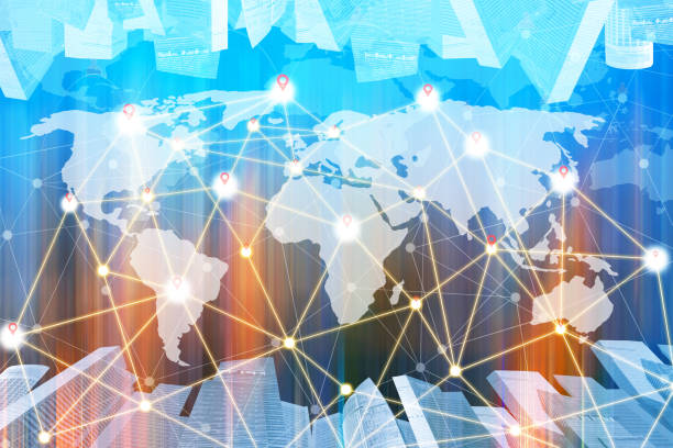 istock Blue sky with cloud in sunset light with modern city and wireless communication network. Internet of Things and ICT Information Communication Technology concept. Vintage tone filtered. 688391170