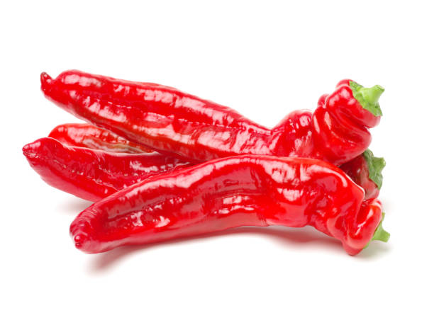 istock Red pepper  isolated on the white background 688393598