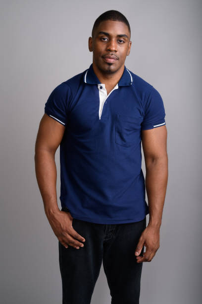 istock Studio shot of African man against gray background 688401188