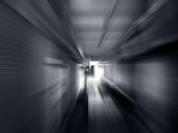 istock small alley.  shot with motion blur effect. 688411710