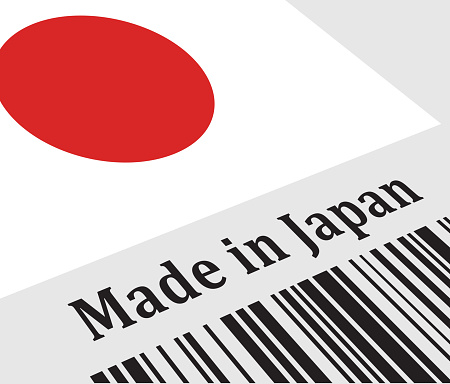 Label of Made in Japan
