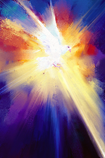 holy spirit digital painting