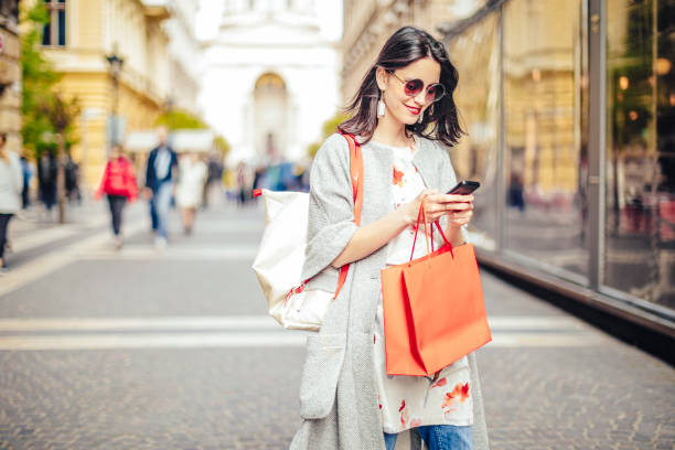 istock Beautiful woman spending time in the city 688445268
