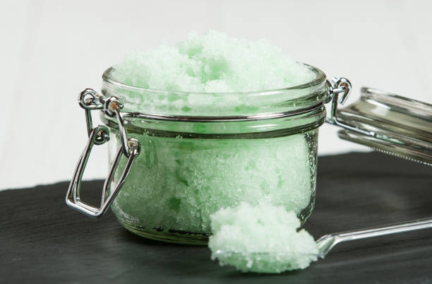 istock Handmade Mint Scrub With Coconut Oil. 688453570