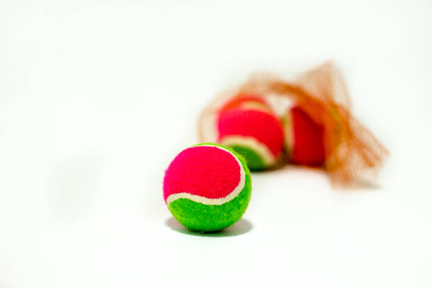 istock Tennis balls brightly colored 688453876