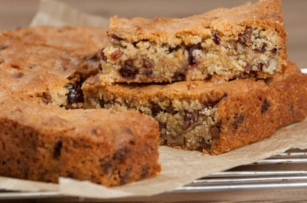 istock Homebaked Cookie Bars With Chocolate Chips, Cranberry, Coconut, 688453996