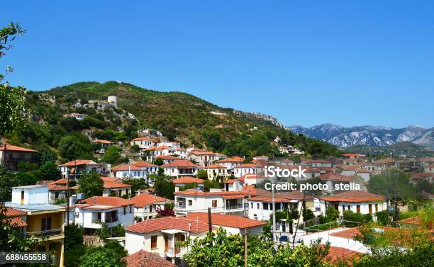 Kimi Village In Euboea Greece Stock Photo - Download Image Now - Euboea, Greece, Architecture