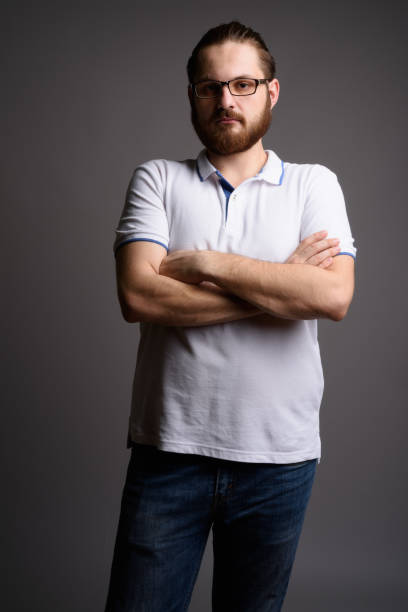 istock Portrait of bearded young man 688478832