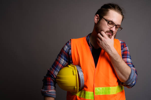 istock Portrait of construction worker 688479086