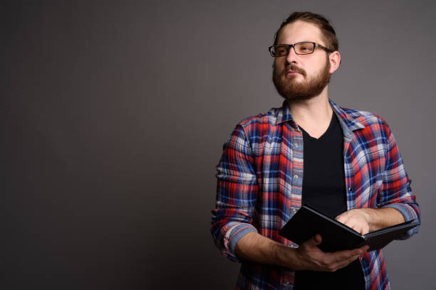 istock Portrait of bearded young man 688479512
