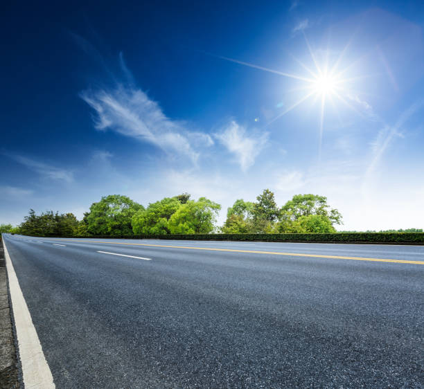 istock Country asphalt road 688485420