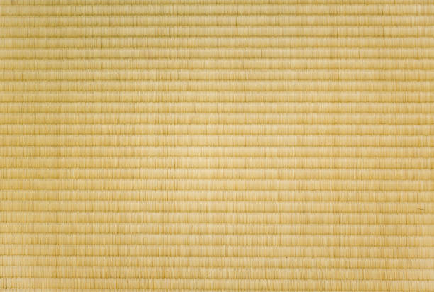 Closeup De Una Estera De Tatami Foto de stock y más banco de de Tatami - textura, japonesa - iStock