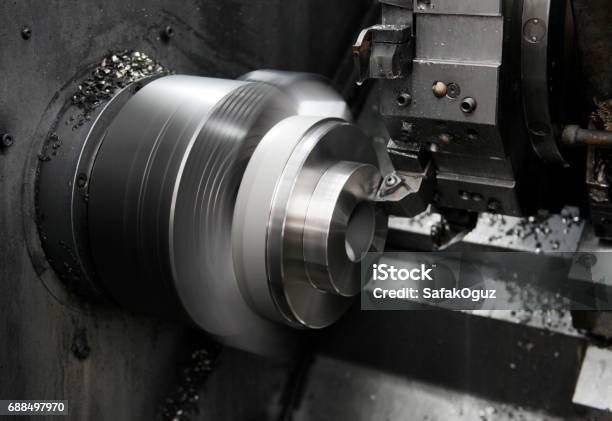 Metalworking Cnc Stock Photo - Download Image Now - Accuracy, Aluminum, Automated