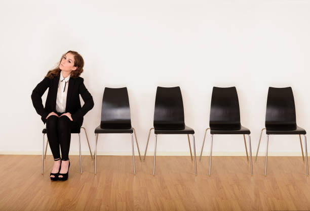 istock Business woman waiting for her turn 688499010