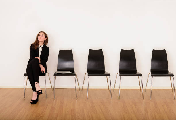 istock Business woman waiting for her turn 688499022