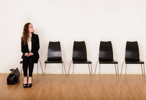 istock Business woman waiting for her turn 688499052