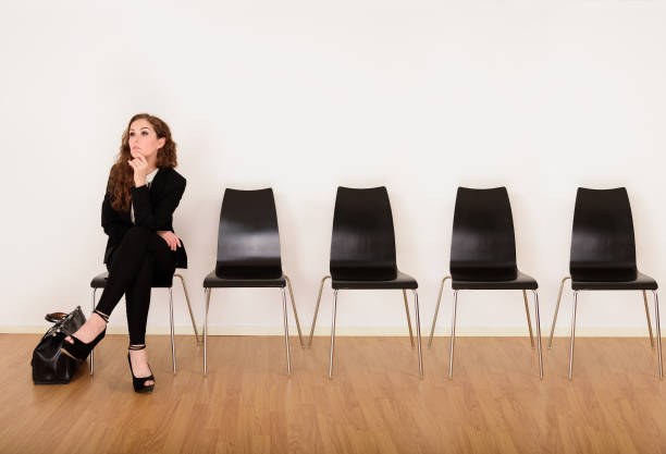 istock Business woman waiting for her turn 688499280