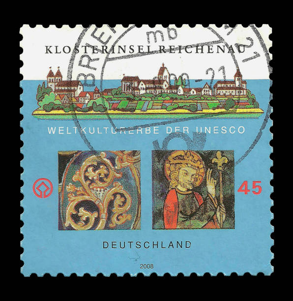 istock Postage Stamp : Germany 2008 , Unesco World Heritage Site - Monastery Island Reichenau 688505414