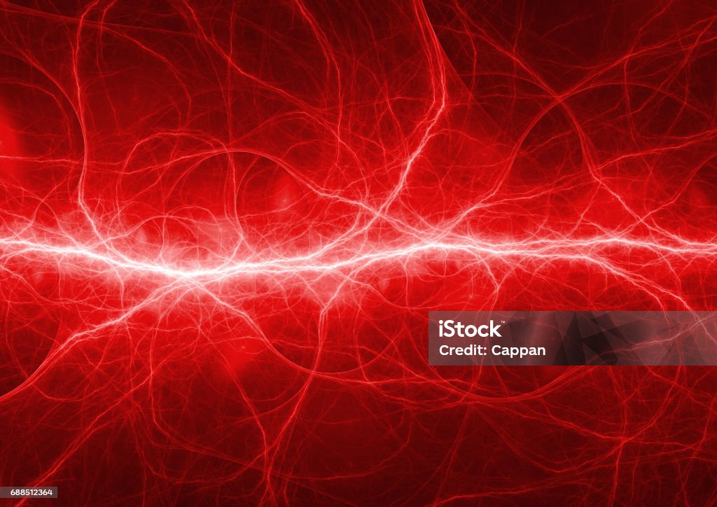Electric Red Abstract Red Plasma Abstract Electric Background Stock Illustration - Download ...