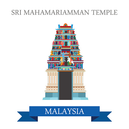 Sri Mahamariamman Hindu Temple In Malaysia Flat Cartoon Style Historic  Sight Showplace Attraction Web Site Vector Illustration World Countries  Cities Vacation Travel Sightseeing Asia Collection Stock Illustration -  Download Image Now - iStock