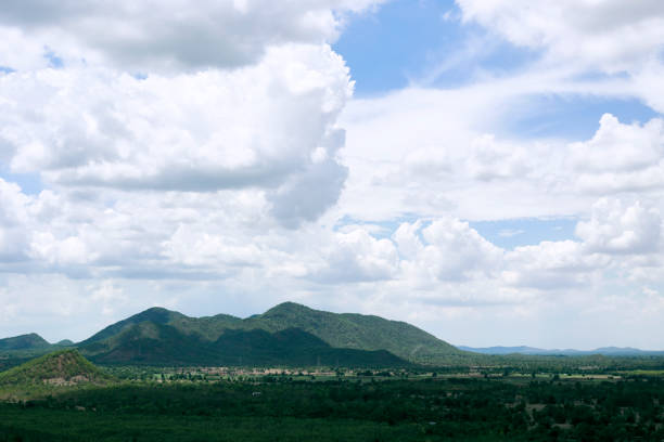 istock landscape nature - layer of mountain and sky view 688540678