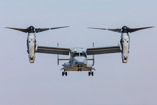 Mv-22 Osprey hovering