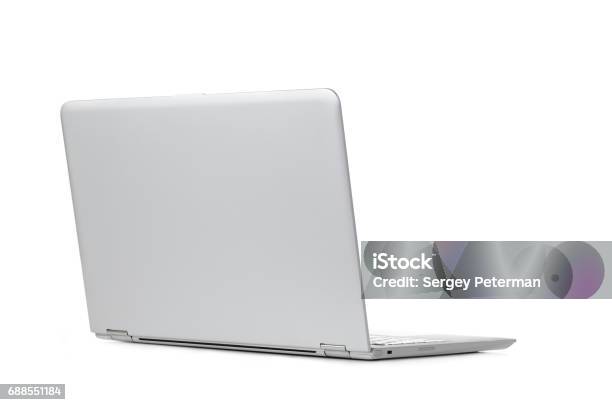 Convertible Laptop Computer Stock Photo - Download Image Now - Laptop, Rear View, Back