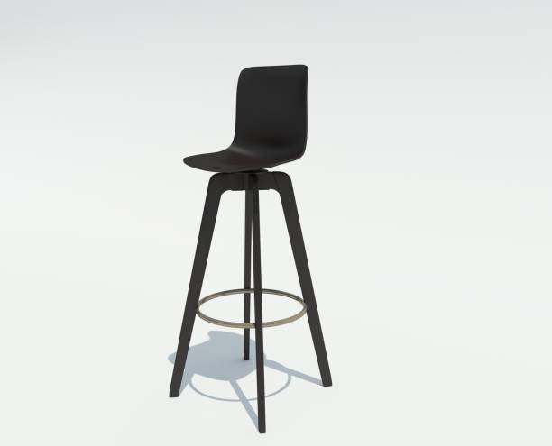 istock 3d rendering of a bar chair 688552162