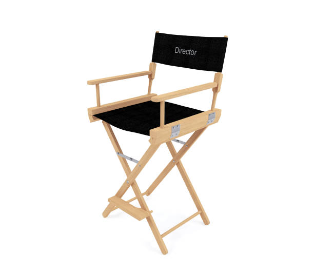 istock Director's chair isolated on white background 688552394