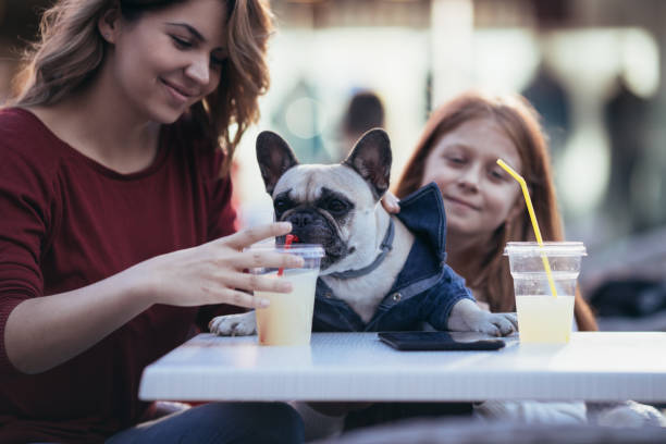 istock Mother and daughter with dog 688563464