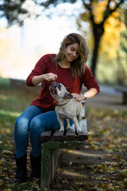istock Woman and dog 688563734