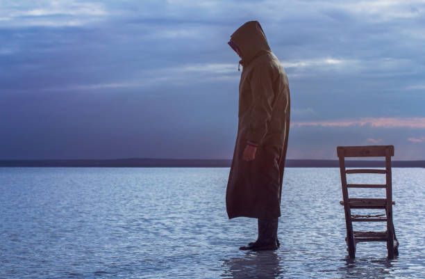 istock Lonely man in the lake 688567756
