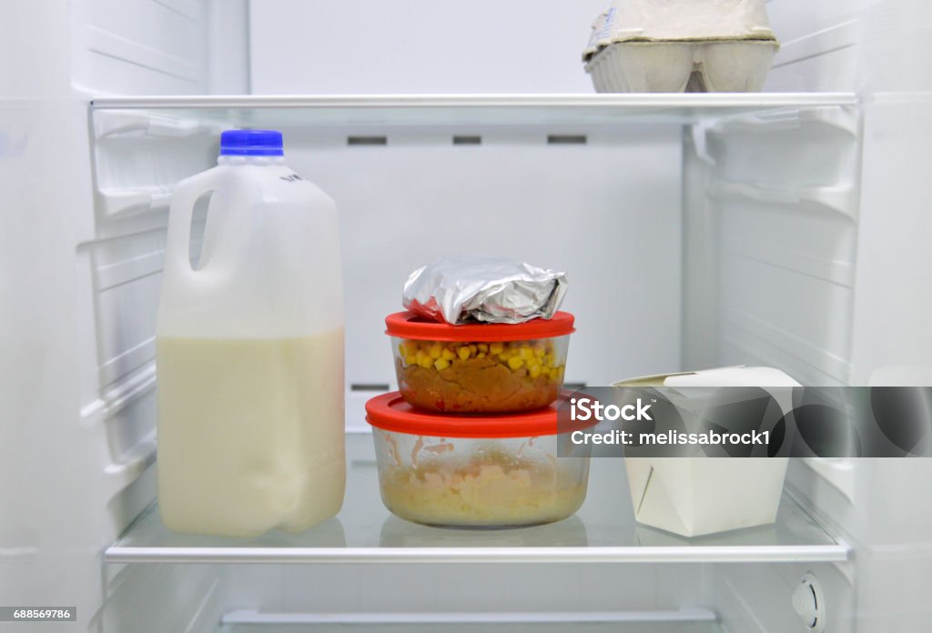 Leftovers In Refrigerator Stock Photo - Download Image Now - Refrigerator,  No People, Leftovers - iStock