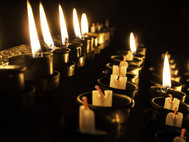 istock White candles church 688569962